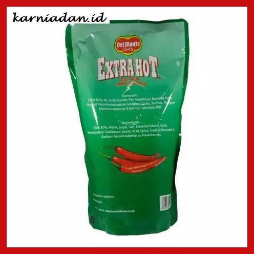 

gnidderdsaus- delmonte saus chili extra hot pouch 1kg -asliiiiii.