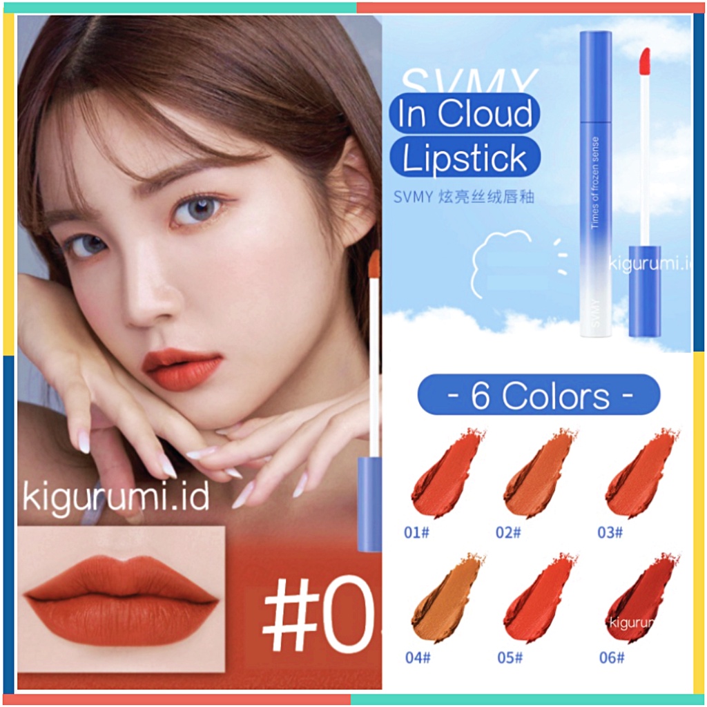 SVMY Matte Lipstick Lip Glaze Blue Lip Gloss Lipstik LA182 1066