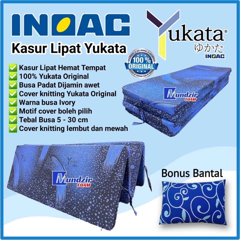 Kasur Lipat Busa Inoac Yukata Original Kasur Lantai Lipet