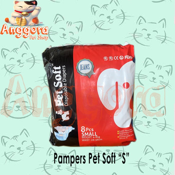 Pampers untuk Kucing Anjing PET SOFT All Size