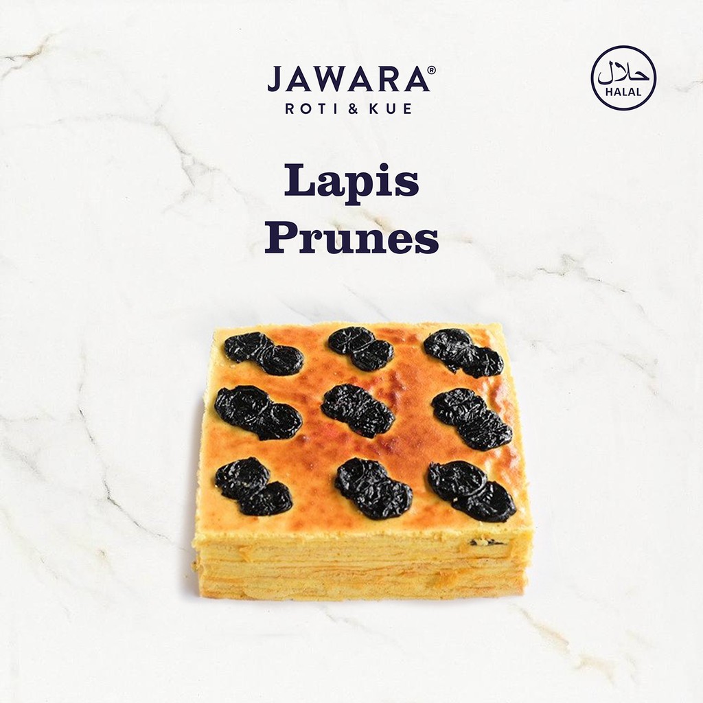 

Lapis Legit Prunes | Jawara Roti & Kue | 19 x 19 cm | Kue Lapis