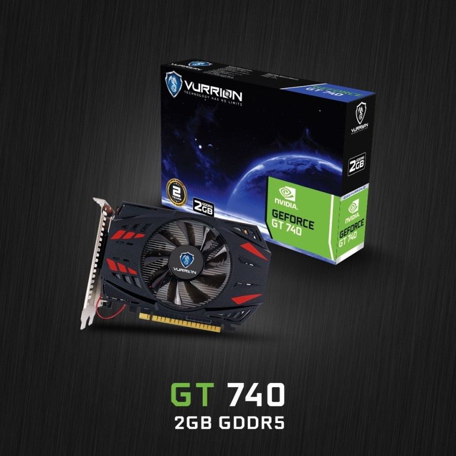 VGA Card VURRION GT 740 2GB 128BIT DDR5 Garansi Resmi