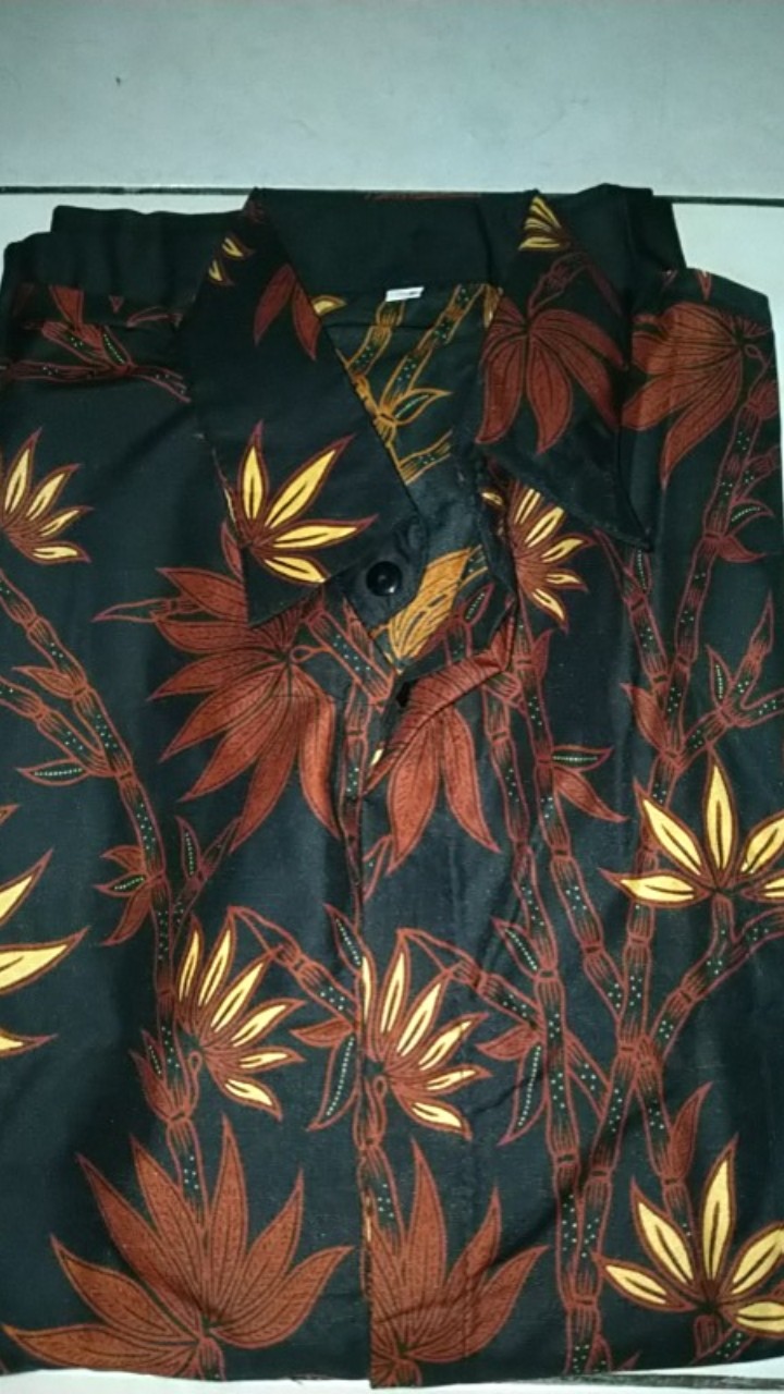 Kemeja Batik Pria Lengan Panjang M - Xxl Primis Halus Unggul Jaya