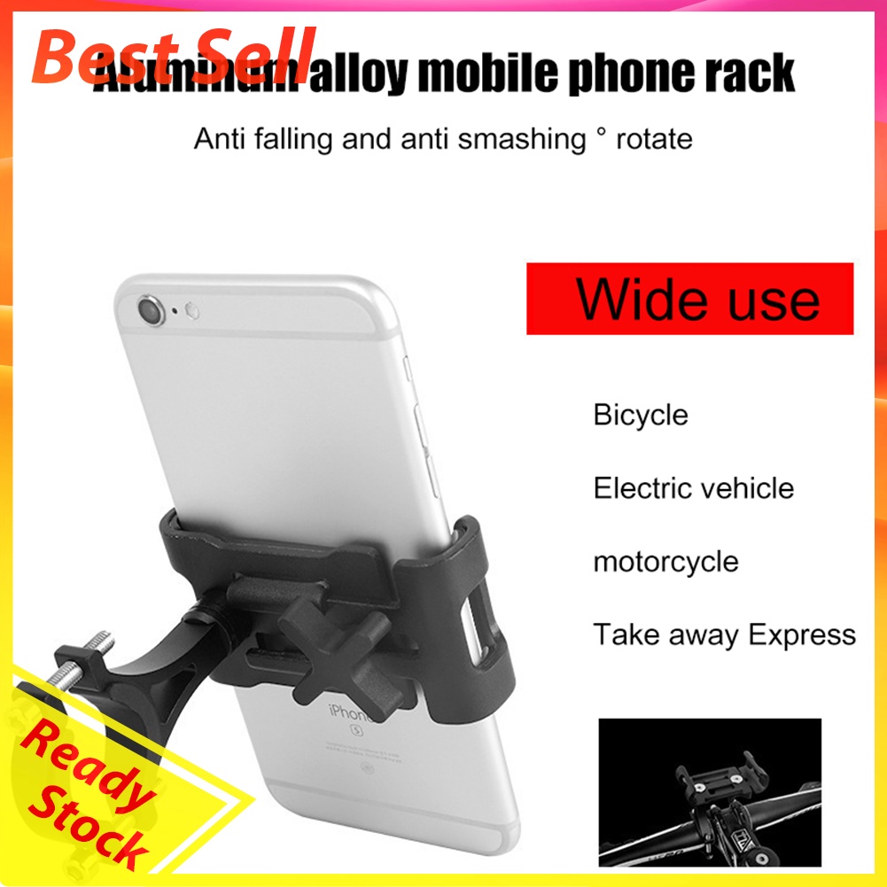 Bicycle Cell Phone Holder Motorcycle Handlebar Clip Stand GPS Mount Bracket