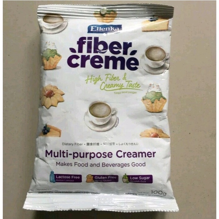 

Krimer- Fiber Creme Ellenka Multi Prupose Creamer 100 G Ketofriendly -Krimer.