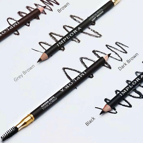 IMPLORA EYE  BROW PENCIL 2 IN 1 ( PENSIL + SERUTAN + SIKAT ) ORIGINAL BPOM / 2IN1 PENSIL ALIS IMPLORA