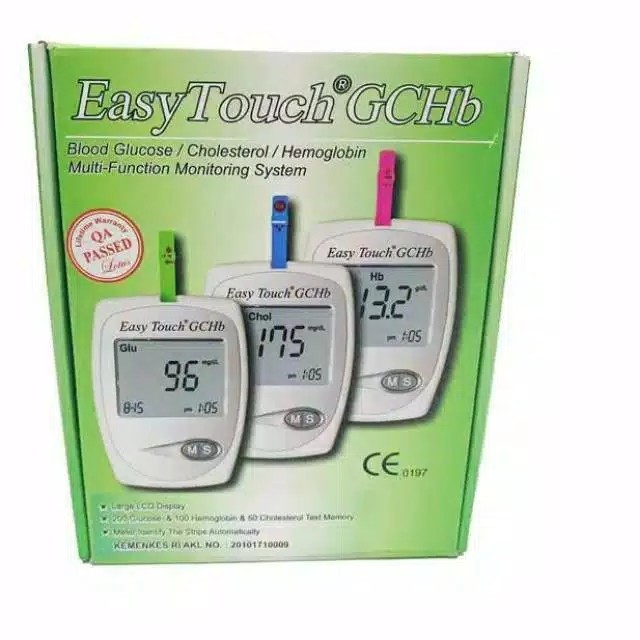 Easy Touch GCHB / Alat ukur gula, kolesterol, hemoglobin