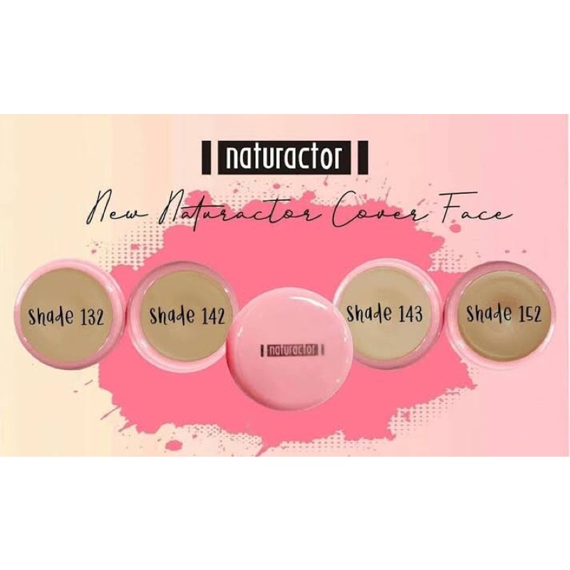 #132 #142 #143 #152 Naturactor SkinCare Foundation Seri Sakura with UV Protection SPF 39 dan PA++++ ORI Jepang