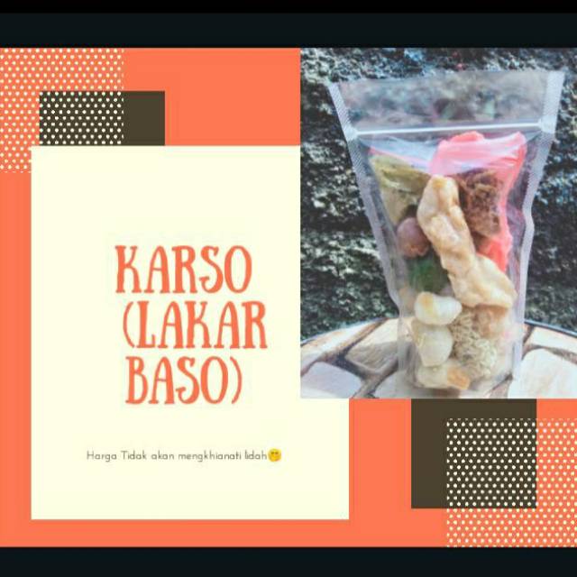 Karso (Lakar Baso) instan _Bikin Nagih Porsi Banyak