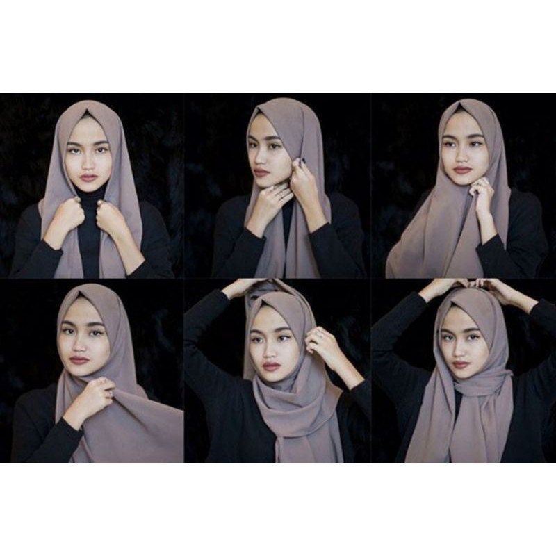 HIJAB PASMINA PANJANG 75cm x 175cm // JILBAB PASMINA INSTAN  // KERUDUNG // HIJAB MURAH