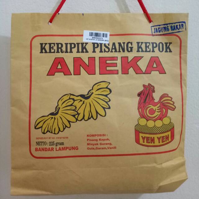 

KERIPIK PISANG JAGUNG BAKAR ANEKA YENYEN LAMPUNG