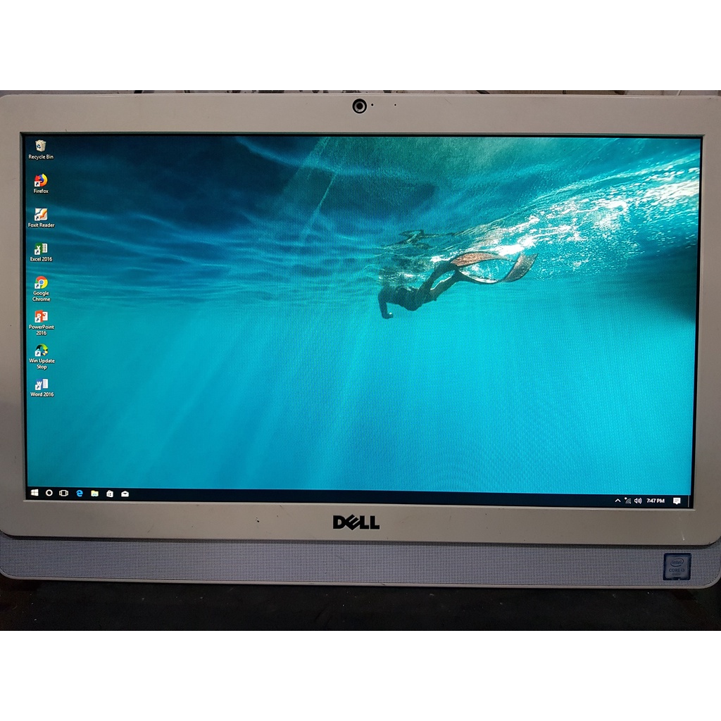 PC AIO DELL INSPIRON 20 3059 INTEL CORE I3 6100U RAM 4GB SSD 256GB