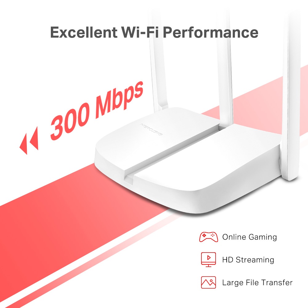 Router Wireless MERCUSYS MW306R 300Mbps Multi-Mode - Mercusys MW306 R