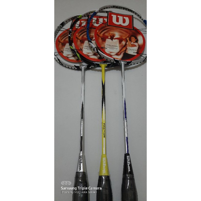 MURAH.. Raket Badminton WILSON K-FACTOR TOUR & RIVAL
