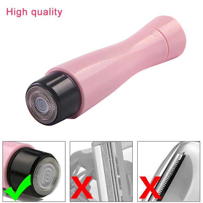 Perawatan Tubuh: Alat Cukur Mini Elektrik Warna Pink
