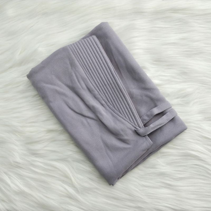 JILBAB BERGO SPORT PREMIUM/ HIJAB INSTAN HIGH QUALITY/BERGO SPORT JERSEY PREMIUM-Grey