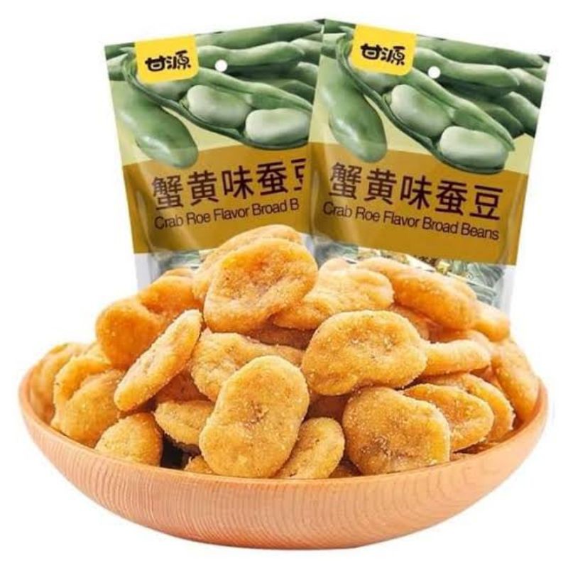

甘源 蟹黄味蚕豆瓜子 Broad Bean GanYuan Snack 23gr