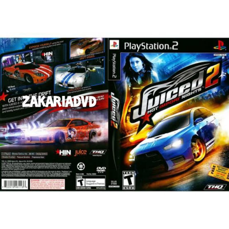 Kaset Ps 2 JUICED 2