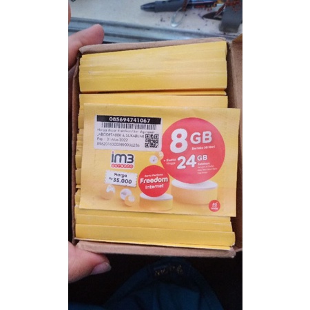 Perdana indosat 8 gb