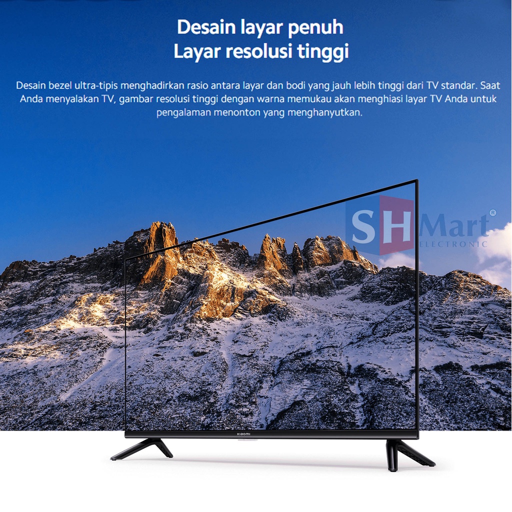 XIAOMI TV 32 INCH A2 L32M7 BEZELLESS ANDROID TV HD READY DIGITAL TV GARANSI RESMI (MEDAN)