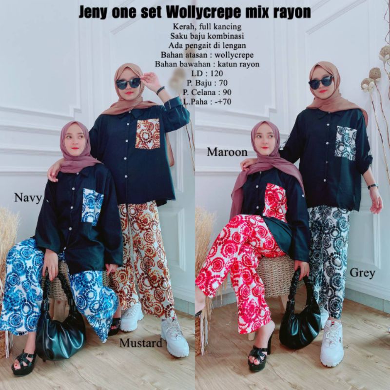 Setelan Pajamas | Setelan Rayon Premium | Setelan Rayon Jumbo