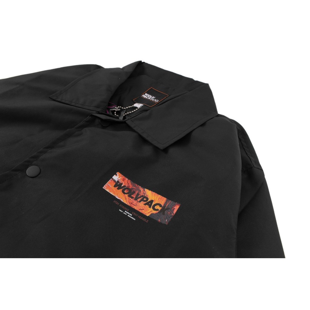 Erigo Coach Jacket Your Mind Black