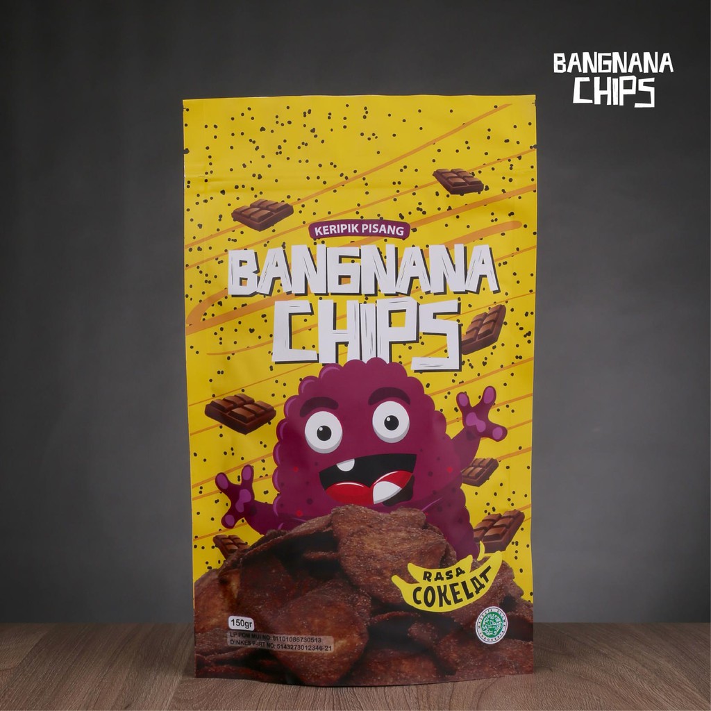 

Aneka Keripik Kekinian / Keripik Pisang Cokelat - Bangnana Chips