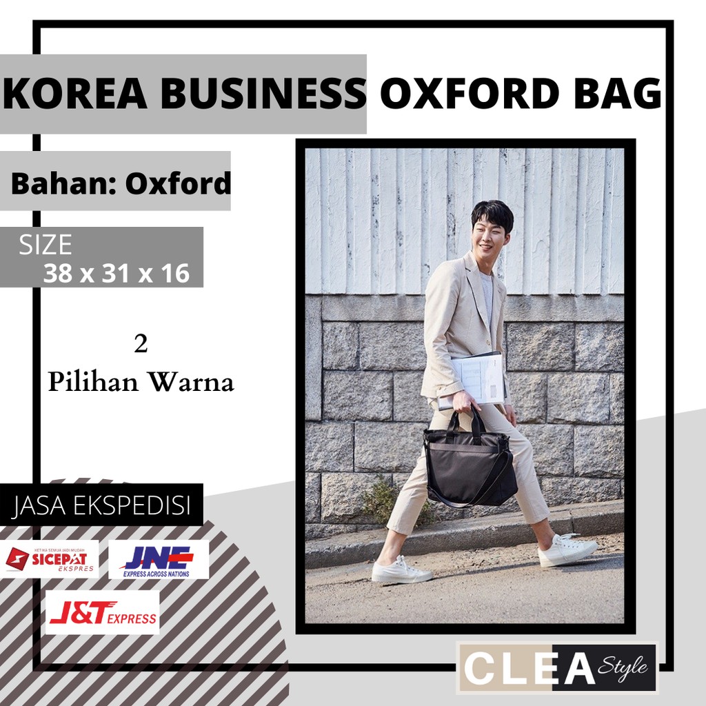 TAS SELEMPANG PRIA IMPORT MURAH ORIGINAL WATERPROFF BUSINESS SLINGBAG - BAHAN OXFORD BERKUALITAS