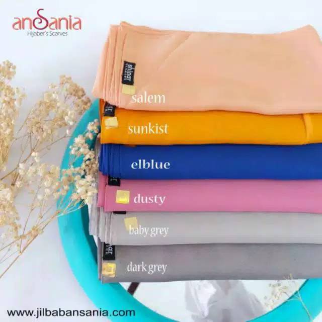 [ SIAP KIRIM ]  SEGIEMPAT SHINAR GLAMOUR ANSANIA GROSIR SERI WARNA 10PCS