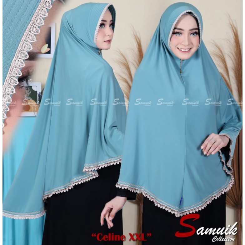 JILBAB JERSEY KOREA JUMBO CELINA XXL BY SAMUIK COLLECTION