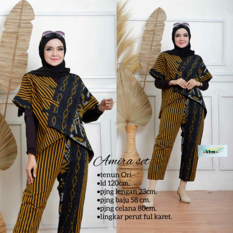 Set Tenun / Amira Set Tenun Troso Jepara