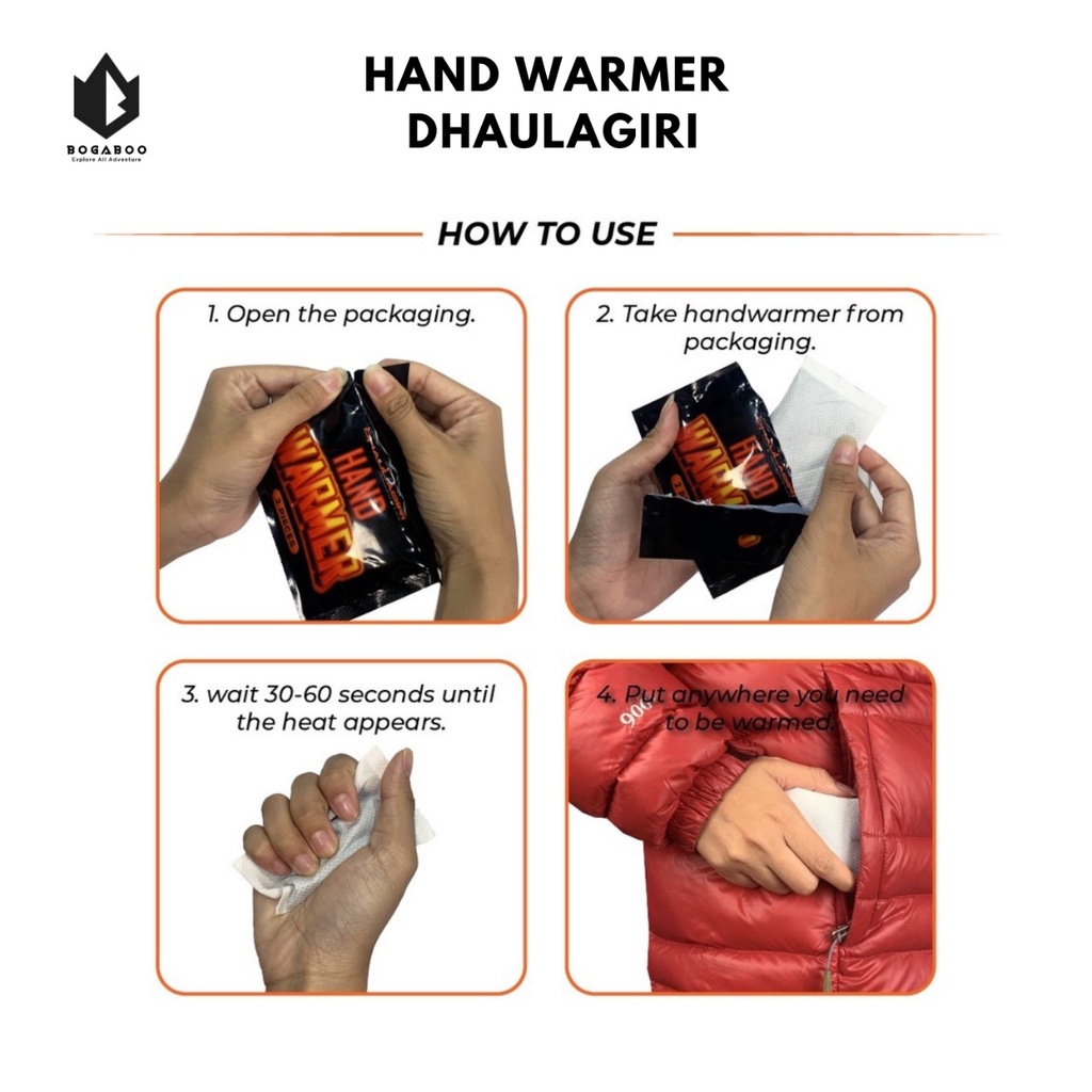 Bisa [COD] Hand Warmer - Warmerpad Penghangat suhu tubuh - Tangan / Heatpack Portab