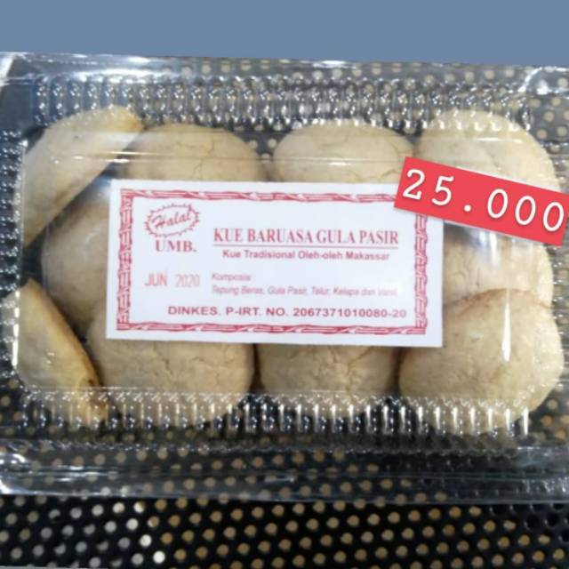 

Kue baruasa gula