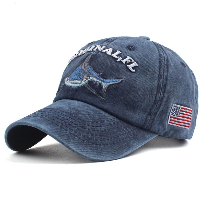 Topi Baseball Cap Snapback Model Shark Original FL