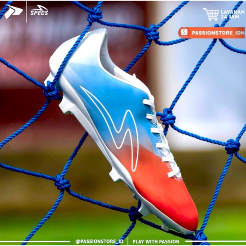 SEPATU BOLA SPECS HYPERSONIC FG WHITE