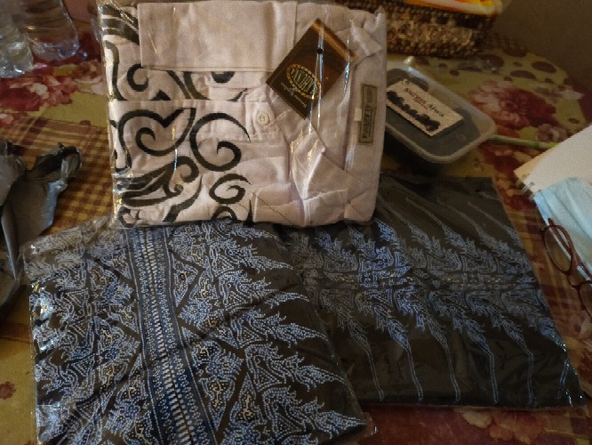 Set Couple Batik Ndoro Jowi, Batik Cardi Modang Pekalongan