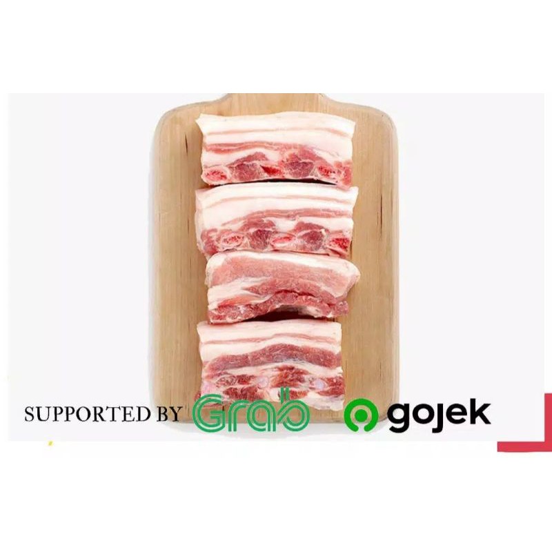 

SAMCAN 1000 GRAM/1KG - Daging Babi Panggang ( Pork Belly ) Prime Quality