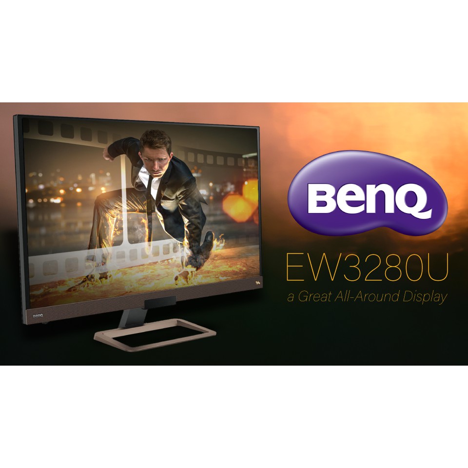BenQ EW3280U - Monitor Gaming 32\" 4K HDR dengan FreeSync dan Anti-Glare