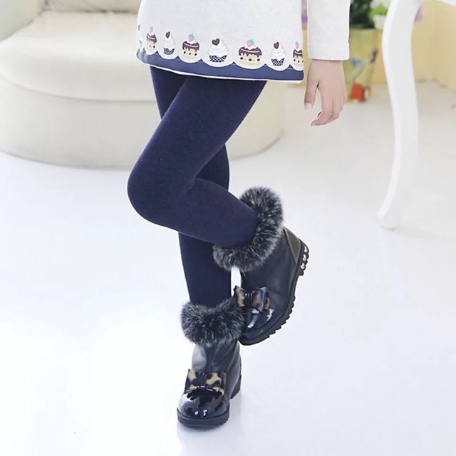 IMPORT MOLLAD Legging Kids Celana thermal anak Wool Winter Musim Dingin