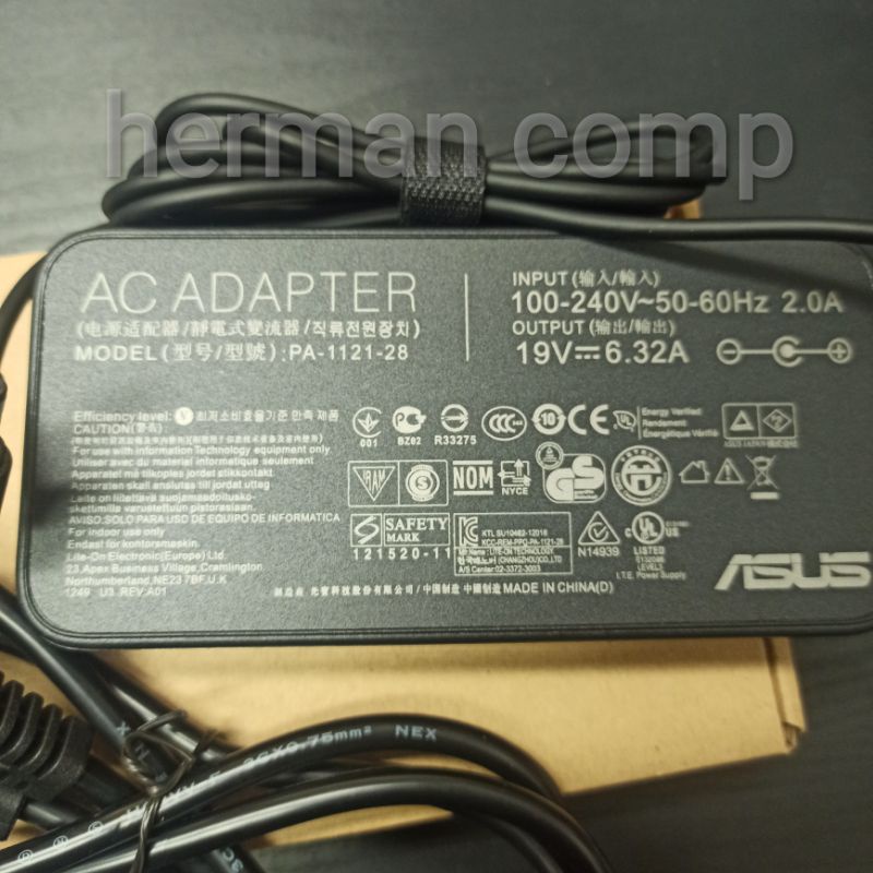 Original Charger/Adaptor ASUS N56VJ N76VJ N56VM N76VM N46FV