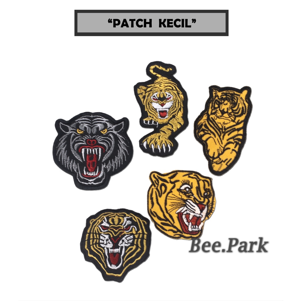 Patch Bordir Jahit Macan/Emblem Logo Bordir Macan