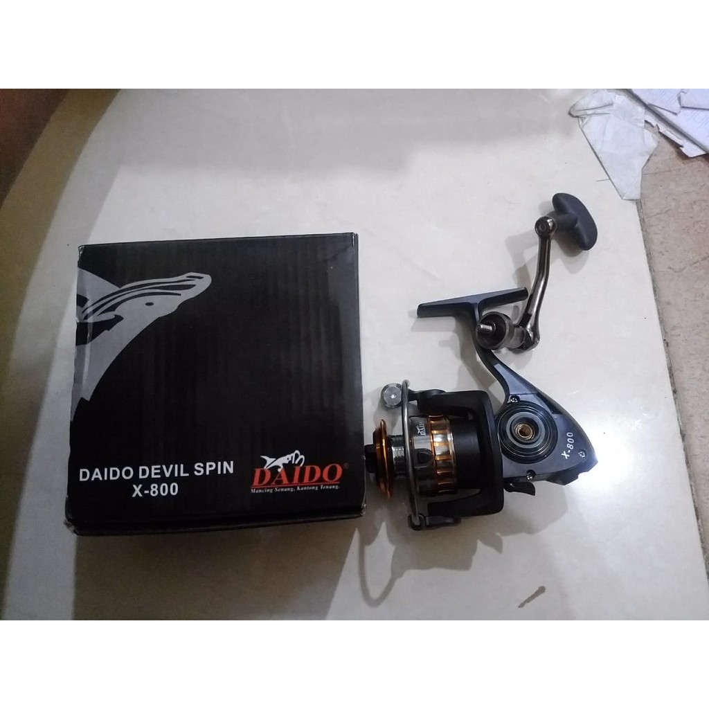 reel pancing daido devil 800 power handle murah laris semarang fishing
