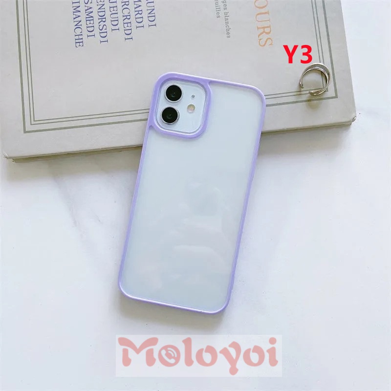 Soft Case TPU Transparan Ultra Tipis Warna Polos Untuk IPhone 13 Pro Max 6 6s 7 8 Plus X XR XS Max 11 12 Pro Max