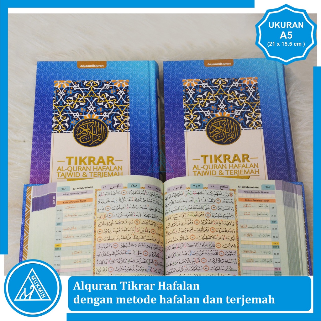 Jual Alquran Hafalan Panduan Warna Tikrar Dilengkapi Tajwid Terjemah ...