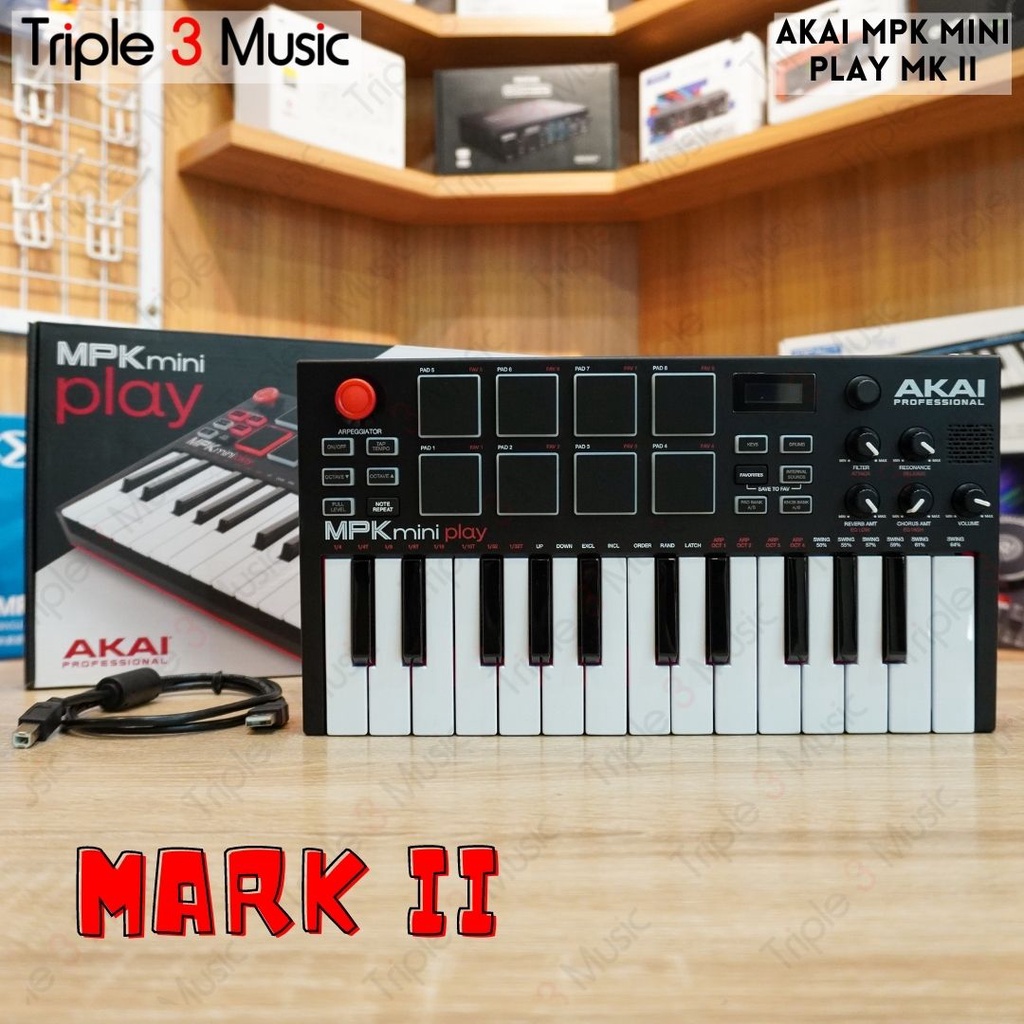 AKAI MPK MINI Play Portable Keyboard Midi Controller
