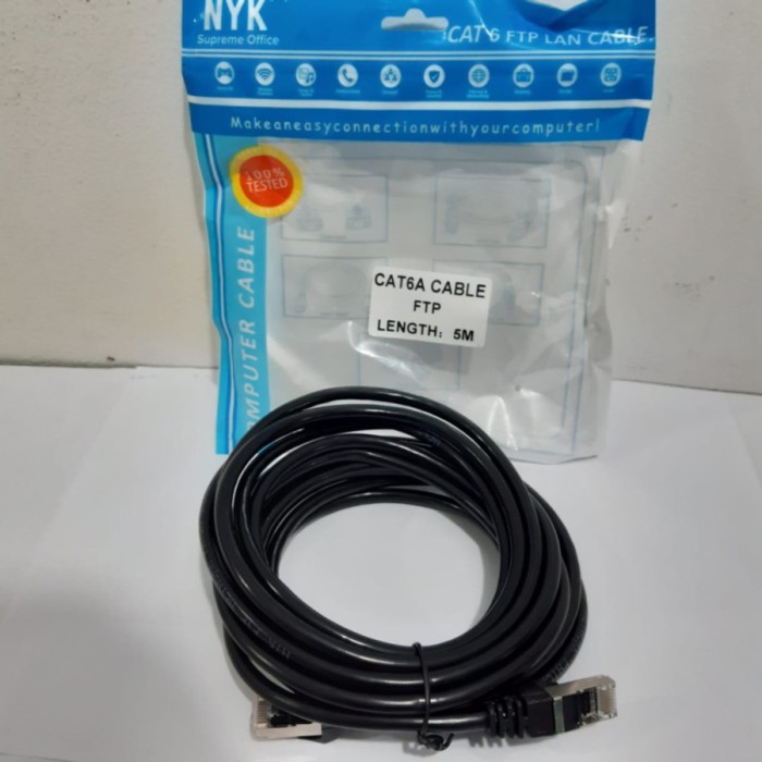 Nyk Kabel Lan Cat6a 5Meter FTP Outdoor