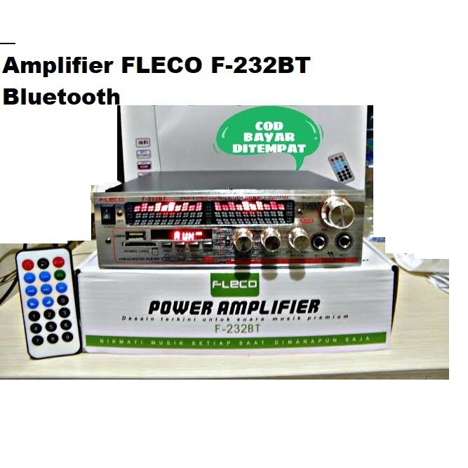 amplifier /ampli mini fleco f232 -bt bluetooth usb radio