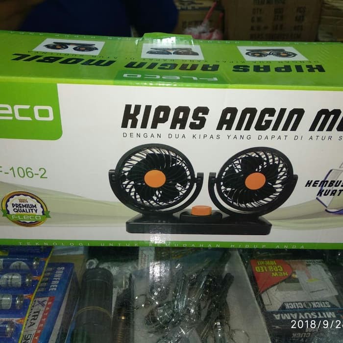 kipas angin mobil 24 volt kipas angin FLECO F 104-2 kipas angin fleco