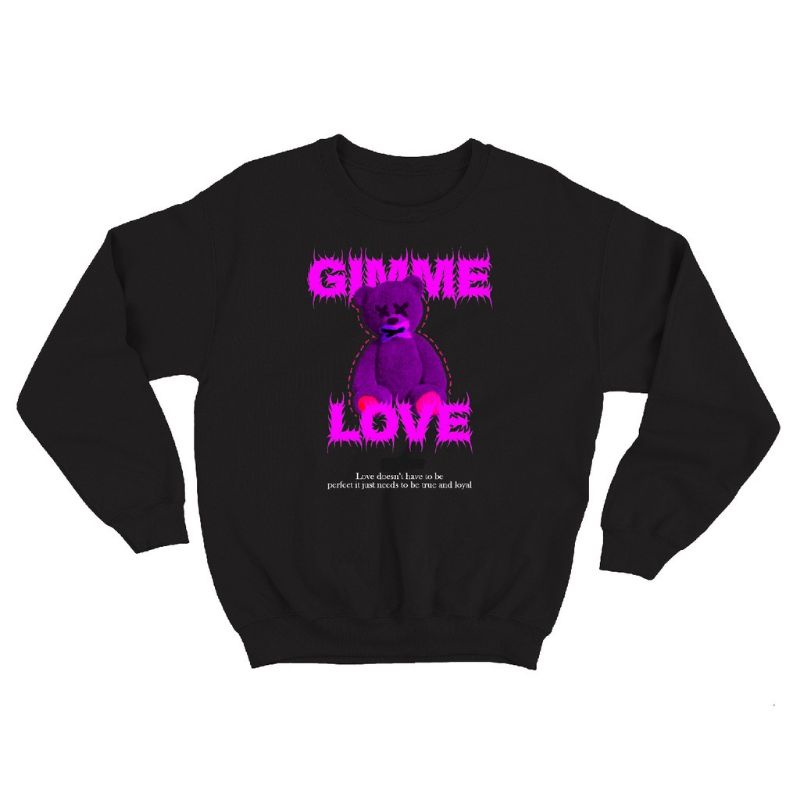 Sweater basic pria wanita (Gimme love)