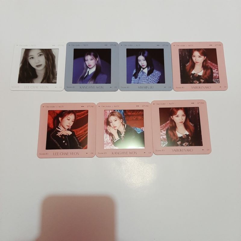 SHARING IZONE ONEREELER FILMPHOTO CHAEYEON, HYEWON, NAKO, MINJU IZ*ONE ONE-REELER SCENE 1, 2, 3